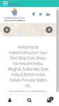 Mobile Screenshot of indiancoins.com